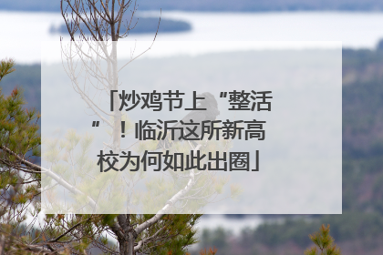 炒鸡节上“整活”！临沂这所新高校为何如此出圈