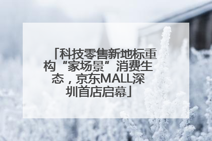 科技零售新地标重构“家场景”消费生态，京东MALL深圳首店启幕