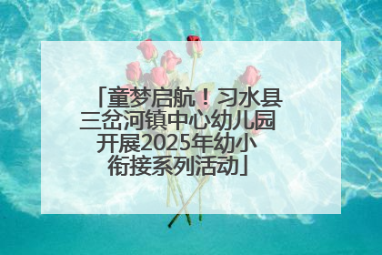 童梦启航！习水县三岔河镇中心幼儿园开展2025年幼小衔接系列活动