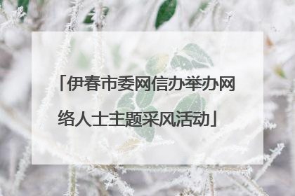 伊春市委网信办举办网络人士主题采风活动