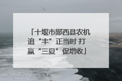 十堰市郧西县农机追“丰”正当时 打赢“三夏”促增收