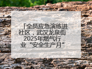 全员应急演练进社区，武汉龙泉街2025年燃气行业“安全生产月”宣传活动举行