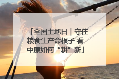 全国土地日｜守住粮食生产命根子 看中原如何“耕”新