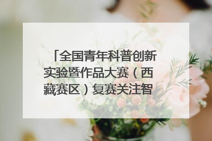 全国青年科普创新实验暨作品大赛（西藏赛区）复赛关注智慧环保等主题