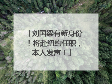 刘国梁有新身份！将赴纽约任职，本人发声！