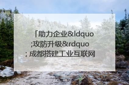 助力企业“攻防升级” 成都搭建工业互联网安全供需对接平台