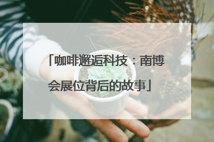 咖啡邂逅科技：南博会展位背后的故事
