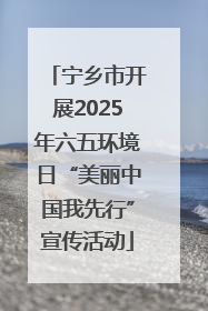 宁乡市开展2025年六五环境日“美丽中国我先行”宣传活动
