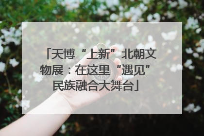 天博“上新”北朝文物展：在这里“遇见”民族融合大舞台
