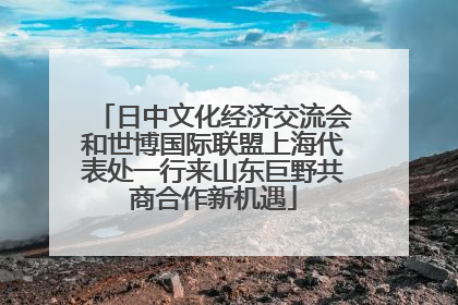日中文化经济交流会和世博国际联盟上海代表处一行来山东巨野共商合作新机遇