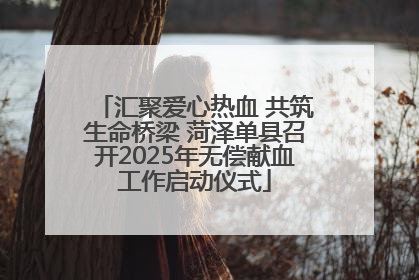 汇聚爱心热血 共筑生命桥梁 菏泽单县召开2025年无偿献血工作启动仪式