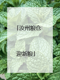 汝州粮仓迎新粮