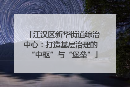 江汉区新华街道综治中心：打造基层治理的“中枢”与“堡垒”