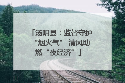 汤阴县：监督守护“烟火气” 清风助燃“夜经济”
