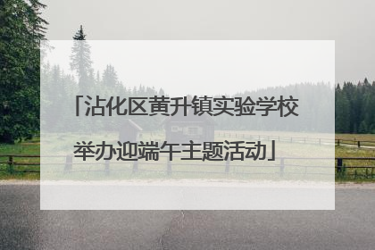 沾化区黄升镇实验学校举办迎端午主题活动