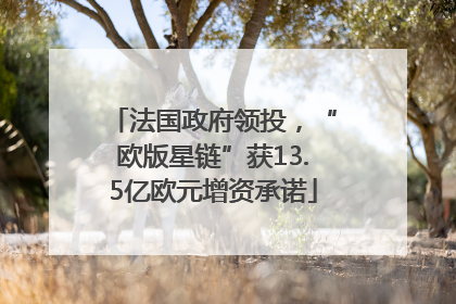 法国政府领投，“欧版星链”获13.5亿欧元增资承诺
