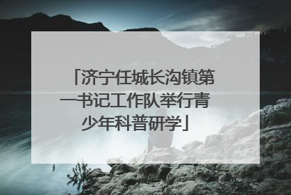 济宁任城长沟镇第一书记工作队举行青少年科普研学