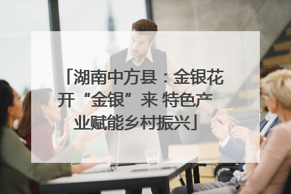 湖南中方县：金银花开“金银”来 特色产业赋能乡村振兴