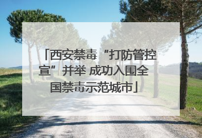 西安禁毒“打防管控宣”并举 成功入围全国禁毒示范城市