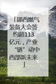 郧西燃气装备大会签约超113亿元，产业“链”动中西部新未来