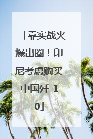 靠实战火爆出圈！印尼考虑购买中国歼-10