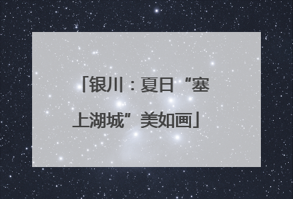 银川：夏日“塞上湖城”美如画